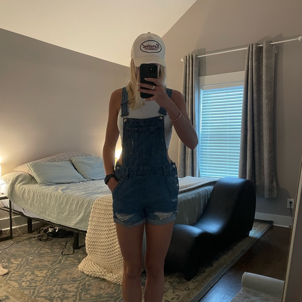 Denim Overalls